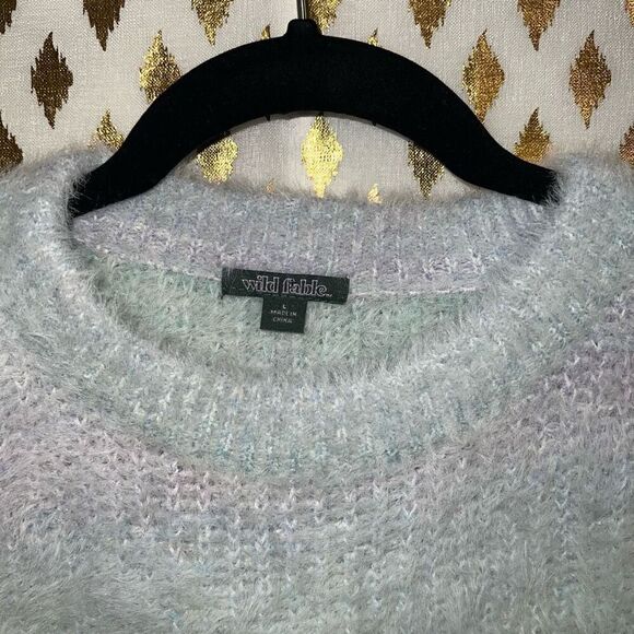 Cotton candy sweater wild fable furry size L - Picture 3 of 5